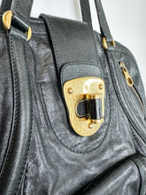 Load image into Gallery viewer, Leather Shoulder Bag with Gold Hardware