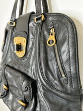 Load image into Gallery viewer, Leather Shoulder Bag with Gold Hardware