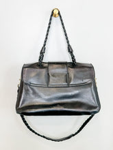 Load image into Gallery viewer, Leather Braided Top Handle Bag with Removable Shoulder Strap (orig. $1,995)