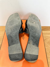 Load image into Gallery viewer, Oran H Logo Slides (AS IS: needs new rubber resole, prob $50)