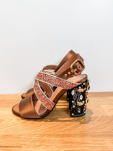 Load image into Gallery viewer, Double Satin Silk Heeled Sandal (orig. $1,090)
