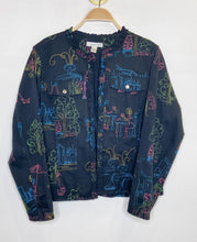 Load image into Gallery viewer, Cafe/City Embroidered Cotton Jacket
