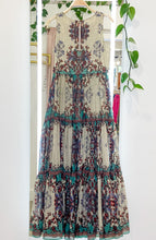 Load image into Gallery viewer, Sleeveless Maxi Dress with Beaded Bodice
