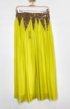 Load image into Gallery viewer, Silk Sequin Starburst Maxi Skirt (NWT, orig. $425)
