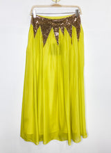 Load image into Gallery viewer, Silk Sequin Starburst Maxi Skirt (NWT, orig. $425)
