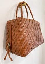 Load image into Gallery viewer, Woven Leather Structured Handbag
