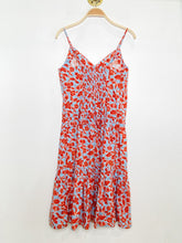 Load image into Gallery viewer, Cotton Sleeveless Floral Midi Dress
