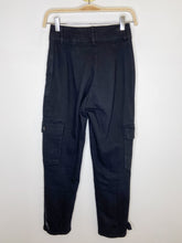 Load image into Gallery viewer, High Rise Denim Cargo Pants
