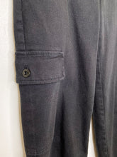 Load image into Gallery viewer, High Rise Denim Cargo Pants
