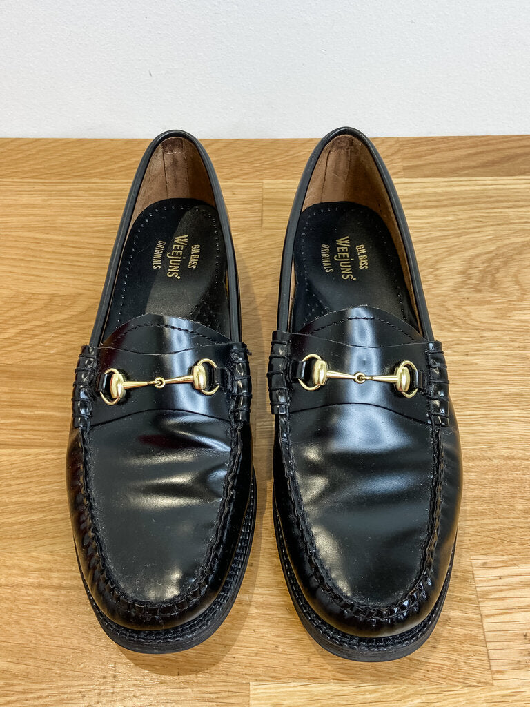 Leather Horsebit Loafers