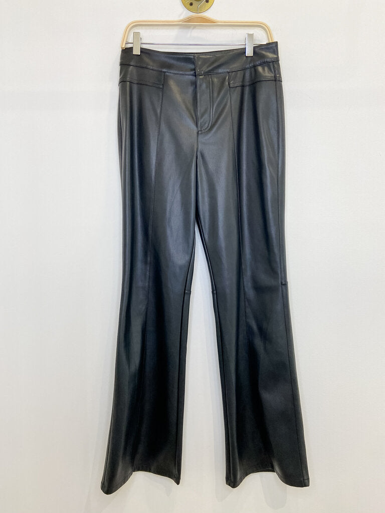 Vegan Leather Boot Cut Wide Leg pants