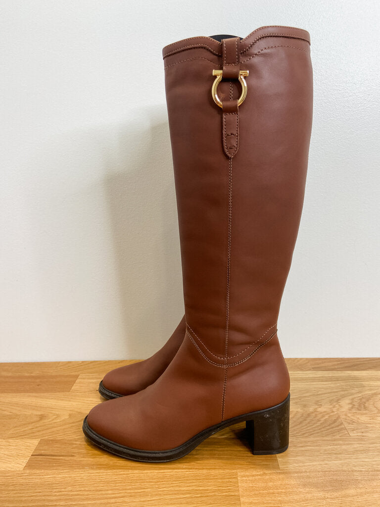 Fersea Leather Knee High Boots (orig. ~$1,400)