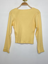 Load image into Gallery viewer, Ribbed Long Sleeve V-Neck Tee (NWOT, orig. $62)
