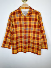 Load image into Gallery viewer, Organic Cotton Plaid Shirt Jacket (orig. $325)
