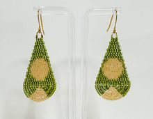 Load image into Gallery viewer, Moon Drops Beaded Earrings
