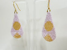 Load image into Gallery viewer, Moon Drops Beaded Earrings
