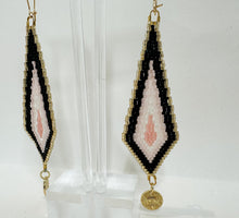 Load image into Gallery viewer, Evil Eye Diamond Drop Earrings
