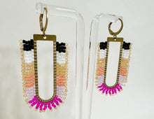 Load image into Gallery viewer, U-Shaped Fringe Earrings
