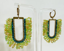 Load image into Gallery viewer, Loop Fringe Drops Beaded Earrings
