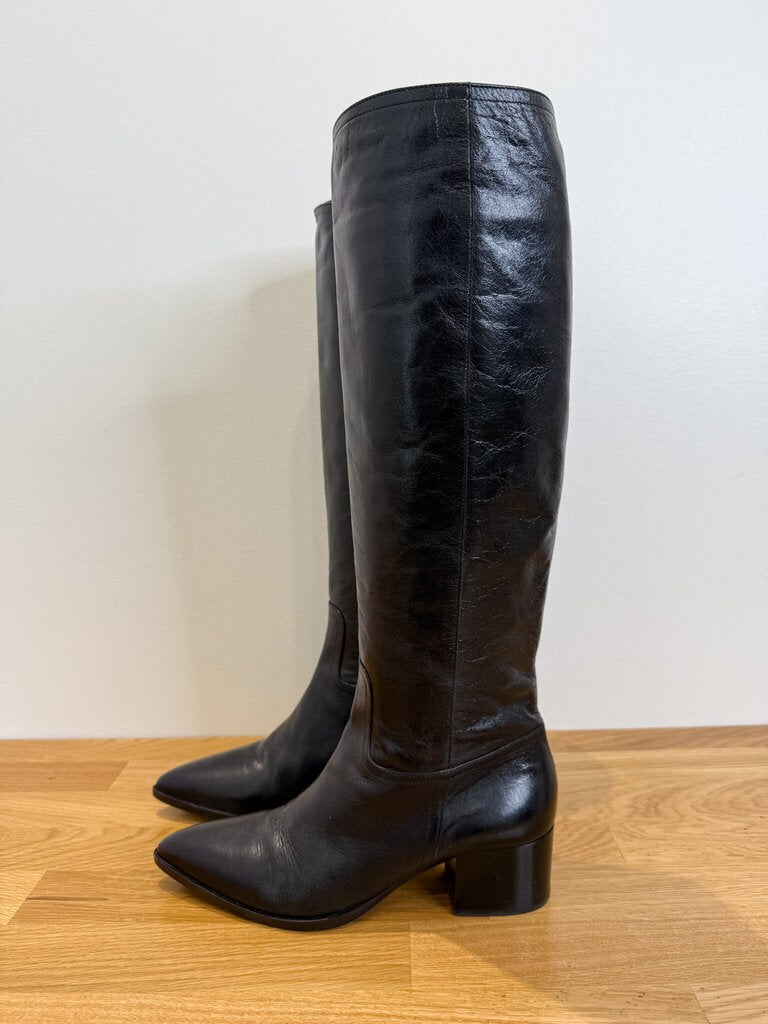 Tall Leather Boots