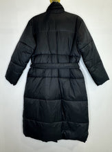 Load image into Gallery viewer, Water Repellent Long Puffer with Tie Belt
