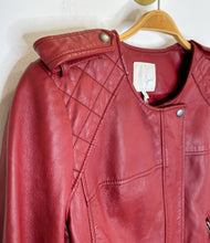 Load image into Gallery viewer, Collarless Leather Jacket
