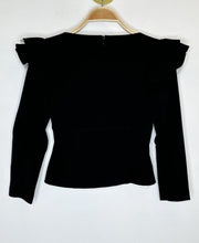 Load image into Gallery viewer, Dahlia Cropped Ruffle Sleeve Blouse (NWT)
