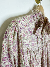 Load image into Gallery viewer, Cotton Floral Button Up Peasant Shirt
