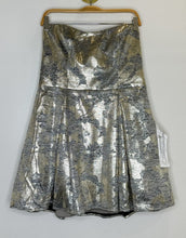 Load image into Gallery viewer, Kierstan Metallic Floral Strapless Dress (NWT, orig. $248)
