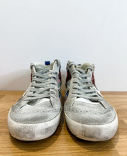 Load image into Gallery viewer, Plaid Midstar Leather + Suede Sneaker
