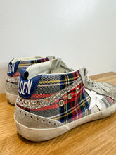 Load image into Gallery viewer, Plaid Midstar Leather + Suede Sneaker
