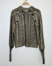 Load image into Gallery viewer, Grady Metallic Cable Knit Sweater (orig. $299)
