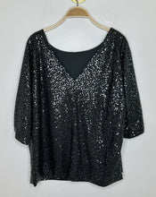 Load image into Gallery viewer, Sequin Short Sleeve Blouse
