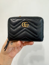 Load image into Gallery viewer, GG Marmont Mini Zip Wallet (orig. $710)
