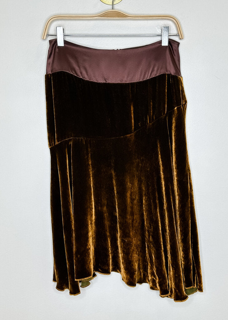 Silk Velvet Skirt