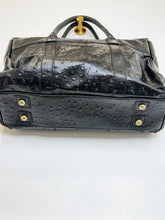 Load image into Gallery viewer, Ostrich Leather Top Handle Handbag
