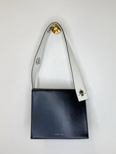 Load image into Gallery viewer, Leather Two-Tone Shoulder Bag
