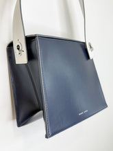 Load image into Gallery viewer, Leather Two-Tone Shoulder Bag
