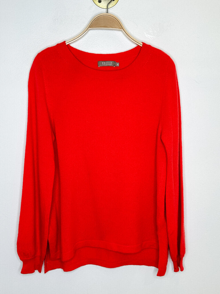 Cashmere Balloon Sleeve Sweater