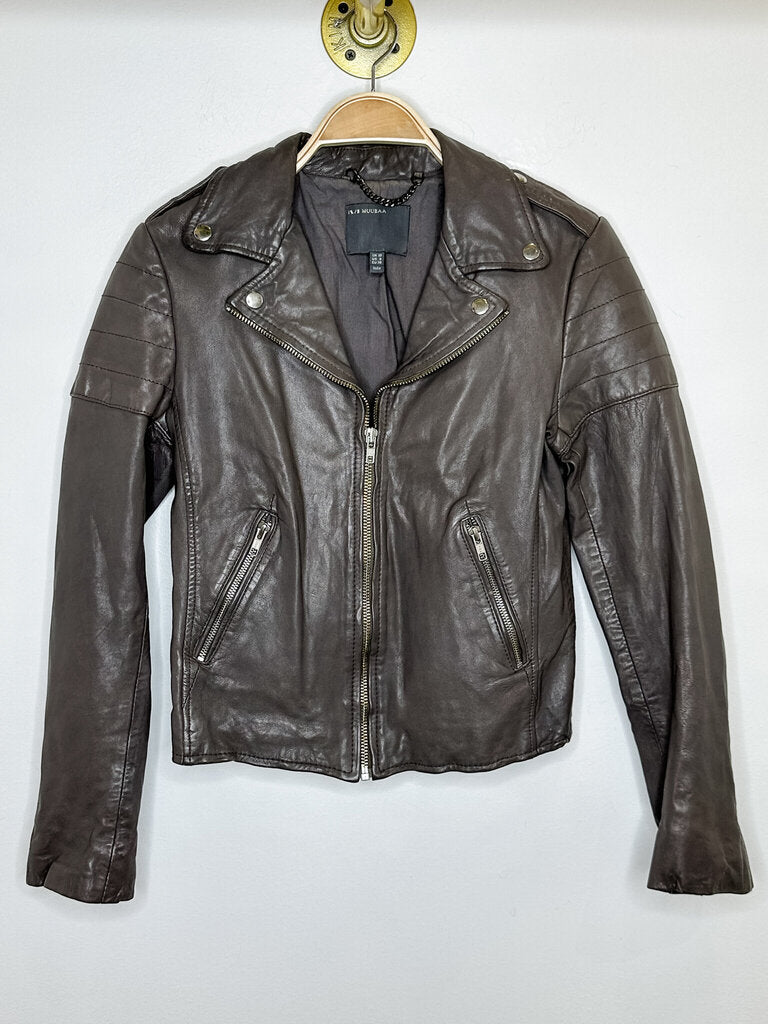 Leather Moto Jacket