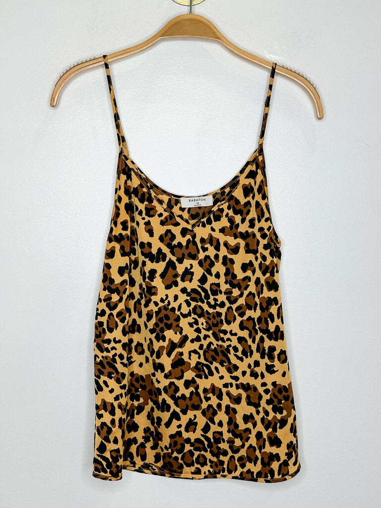 Leopard Print Silky Camisole