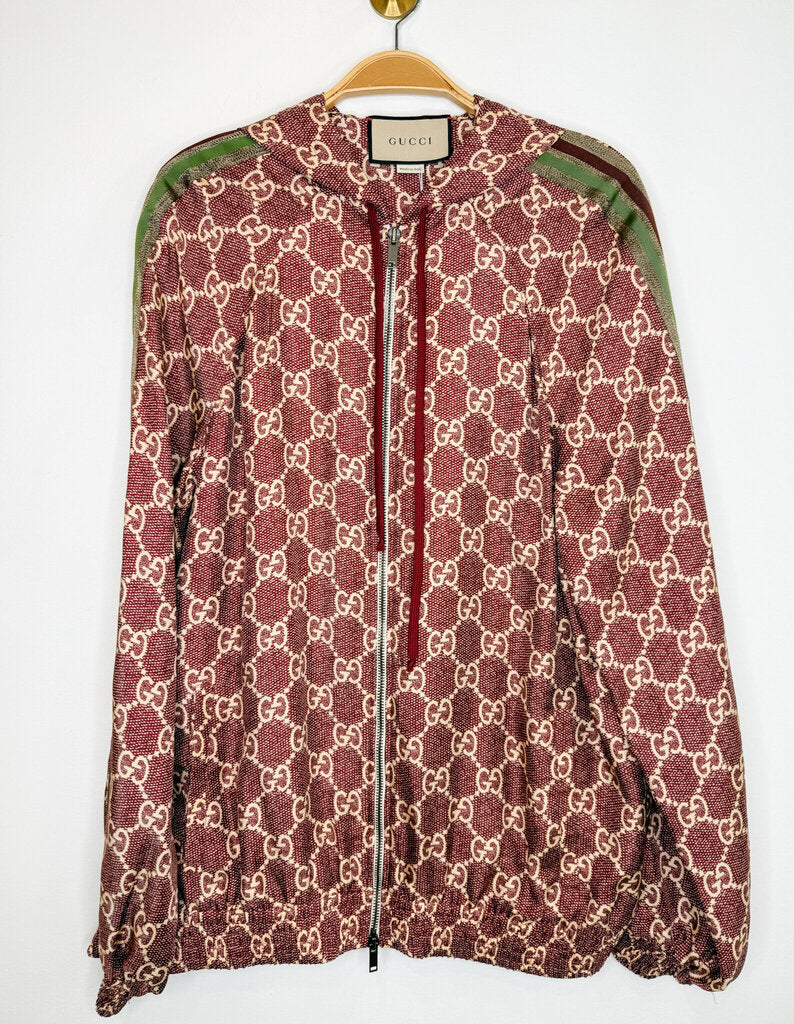 Silk GG Supreme Print Jacket (orig. $2200)