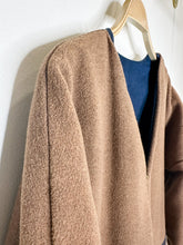 Load image into Gallery viewer, Wool Reversible Collarless Coat (orig. ~$338)
