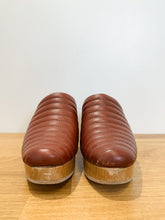 Load image into Gallery viewer, Quilted Leather Clogs
