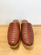 Load image into Gallery viewer, Quilted Leather Clogs
