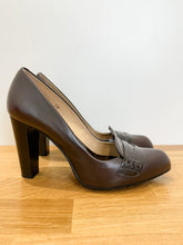 Load image into Gallery viewer, Lulu Leather Penny Front Pumps (with box, orig. $327)
