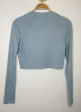 Load image into Gallery viewer, Ribbed Cropped Long Sleeve Shirt
