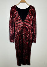 Load image into Gallery viewer, Emery Long Sleeve Stretch Sequin Midi Dress (orig. $253)
