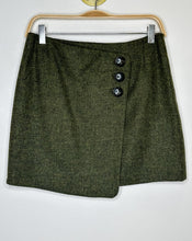 Load image into Gallery viewer, Wool Wrap Mini Skirt (orig. $135)
