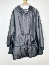 Load image into Gallery viewer, Satin Hooded Pullover Coat
